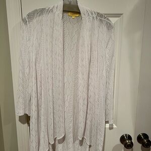 Catherine Malandrino Cream/White Knit Cardigan